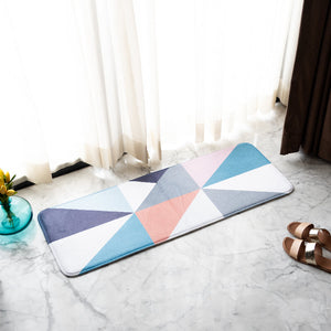 Colorful Angles Soft Feel Long Mat Runner Long Mats June Trading   