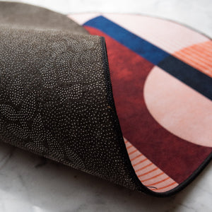 Vintage Traditional Pattern Designer Oval Rugs Designer Oval Rugs June Trading   