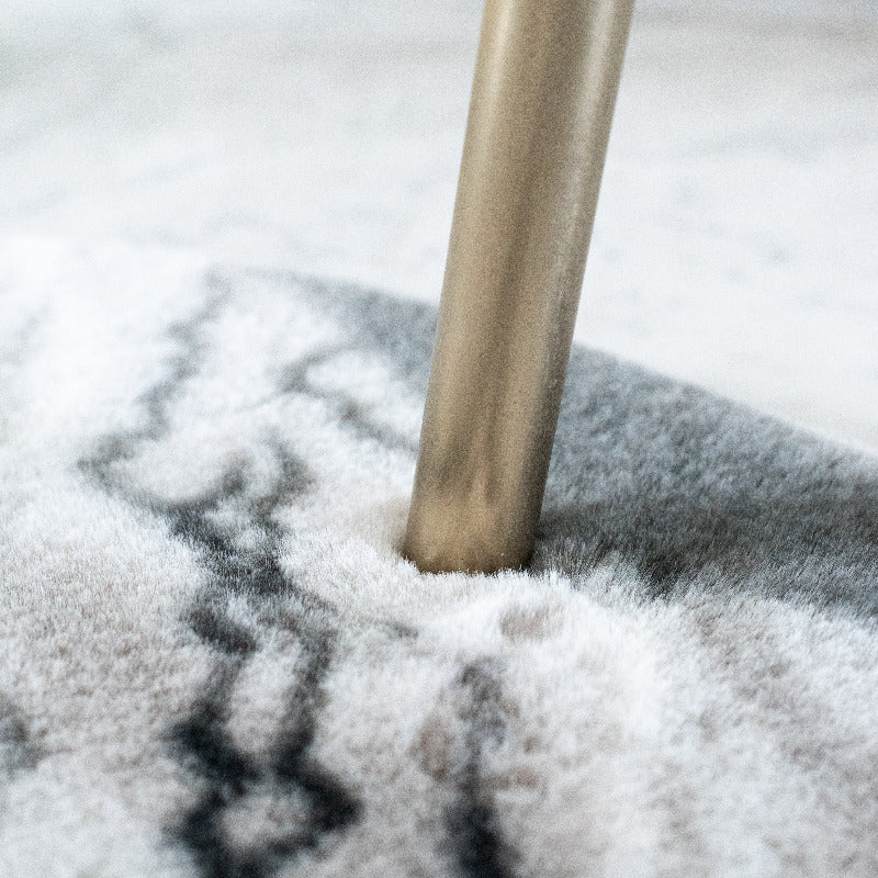 Animal Print Soft Faux Fur Rug Rugs June Trading   