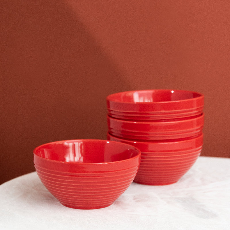 Rogue Red Swirl Bowl Bowls June Trading   