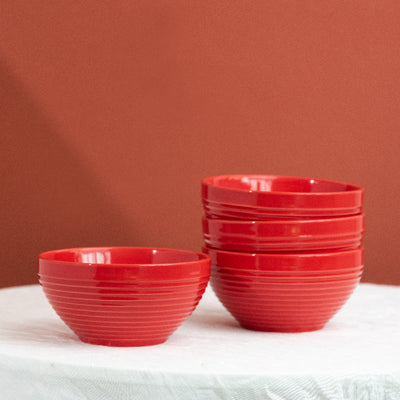 Rogue Red Swirl Bowl Bowls June Trading   
