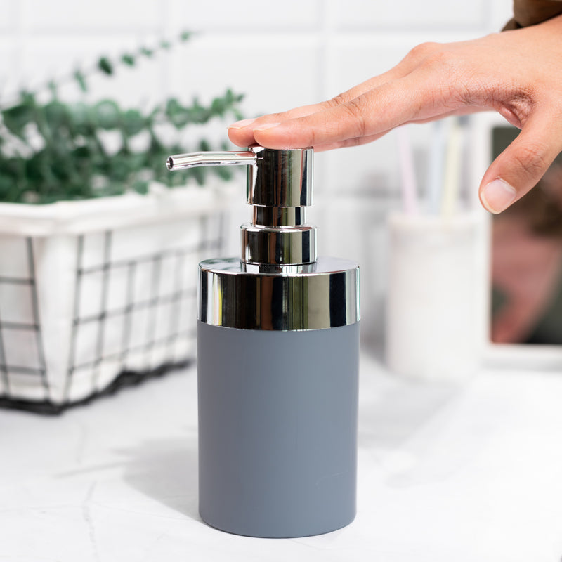 Idyllic Round Bathroom Liquid Dispenser Soap Dispenser June Trading   