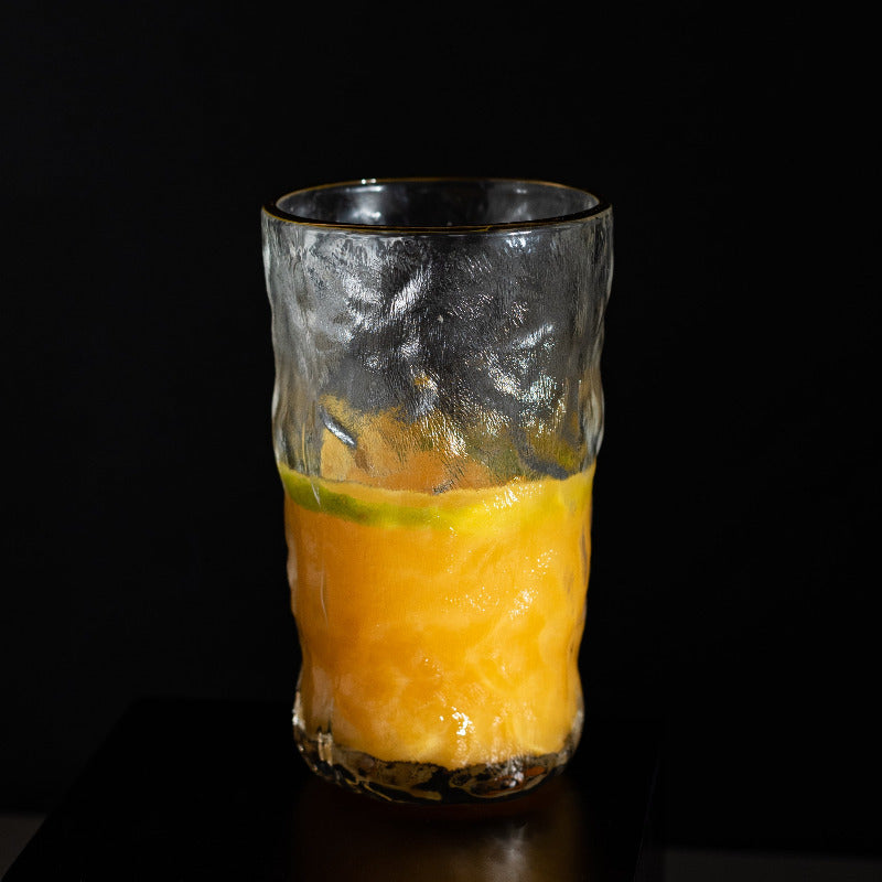 Lavish Frosted Glass Set Of 4 (Large) Glasses June Trading   