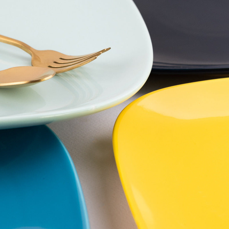 Vibrant Hue Ceramic Serving Plate Dinner Plates June Trading   