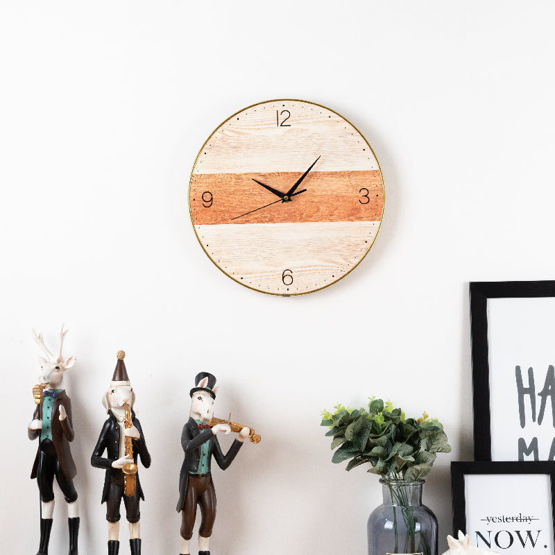 Colour Panelled Premium Wall Clock