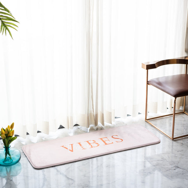 Spread Positive Vibes Soft Feel Long Mat Runner Long Mats June Trading   