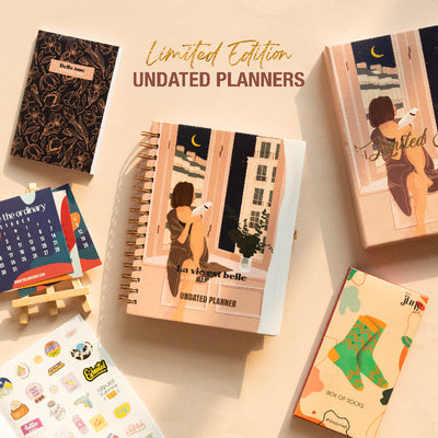 Limited Edition Undated Planner - La Vie Est Belle (2023 Collection) Undated Planners June Trading   