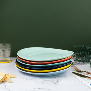 Vivid Oval Serving Plate Dinner Plates June Trading   