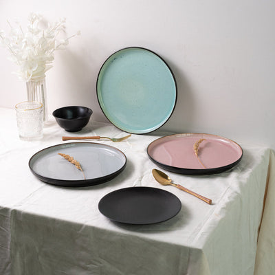 Soft-Toned Statement Dinner Plate (10 Inches) Dinner Plates June Trading   
