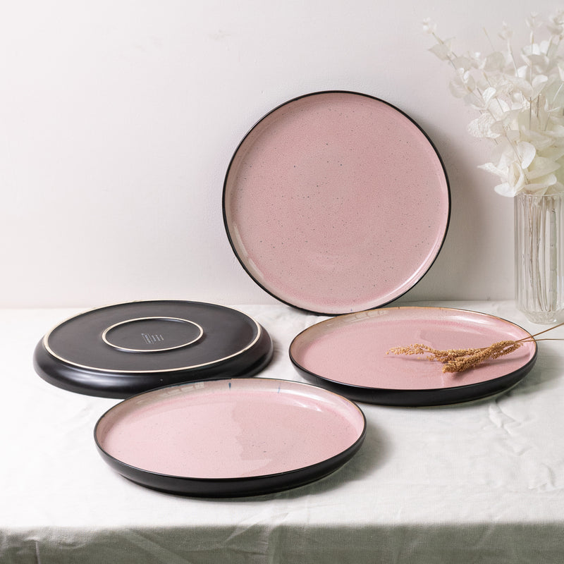 Soft-Toned Statement Dinner Plate (10 Inches) Dinner Plates June Trading Bubblegum Pink  