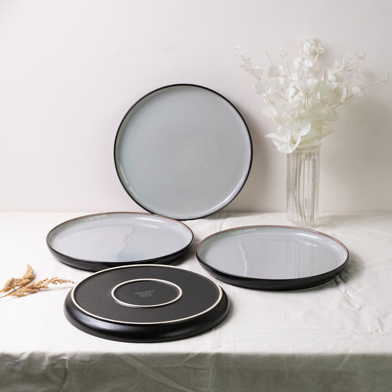 Soft-Toned Statement Dinner Plate (10 Inches) Dinner Plates June Trading Slate Grey  