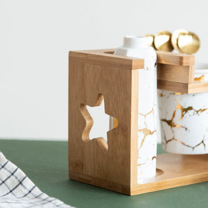 Idyllic Cutlery Stand & Vase With Spoon Set Cutlery Stand June Trading   