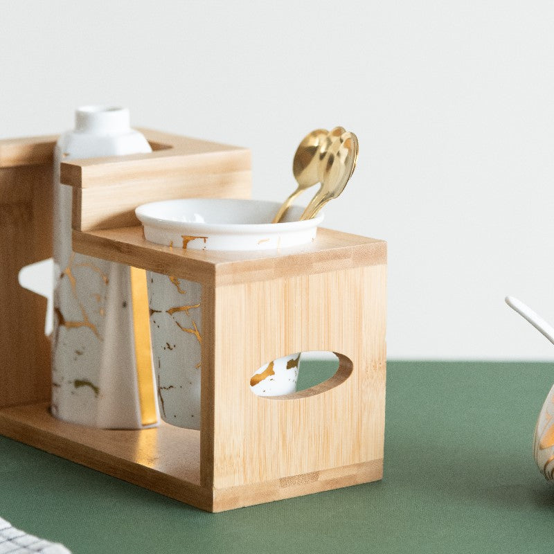 Idyllic Cutlery Stand & Vase With Spoon Set Cutlery Stand June Trading   