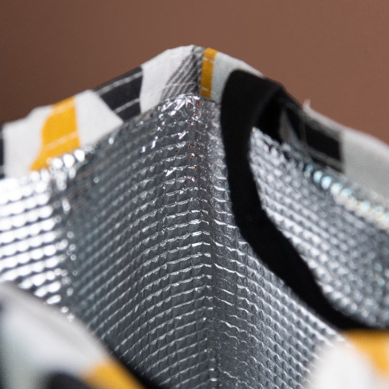 Chevron Print Heat Insulated Lunch Bag Insulated Lunch Bags June Trading   