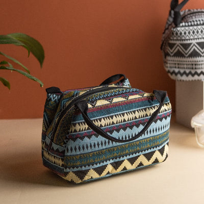 Bright & Bold Aztec Heat Insulated Lunch Bag Insulated Lunch Bags June Trading Tribal Aztec  