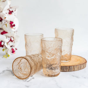 Premium Frosted Glacier Glass (Set of 4) Glasses June Trading   