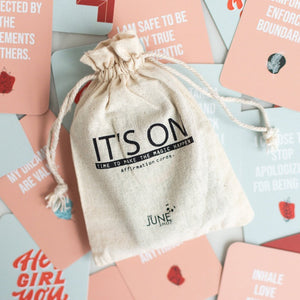 It's On - Affirmation Cards (Set of 50) Postcard June Trading   