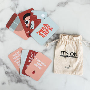 It's On - Affirmation Cards (Set of 50) Postcard June Trading   