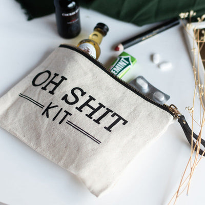 Oh Sh*t Kit - Canvas Pouch Pouch June Trading   