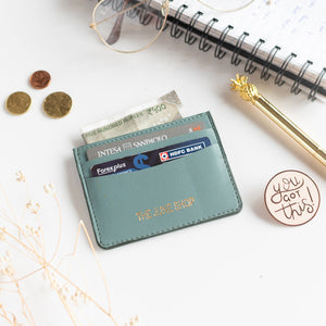 Card Holder Wallet Card Holder June Trading Sea Teal  