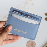 Card Holder Wallet Card Holder June Trading Light Blue  