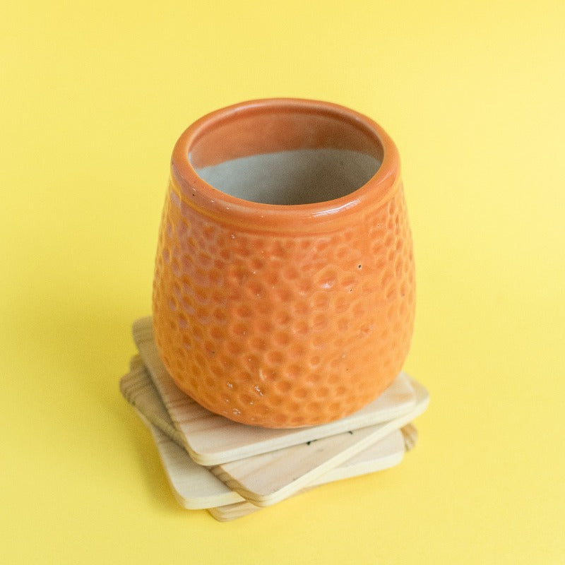 Embossed Planter - Resin Pot Planters June Trading   