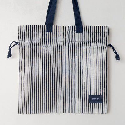 Blue Stripes Print Shoulder Bag Shoulder Bag June Trading   