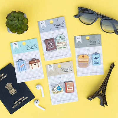 Cute Travel Luggage Stickers Luggage tags June Trading   
