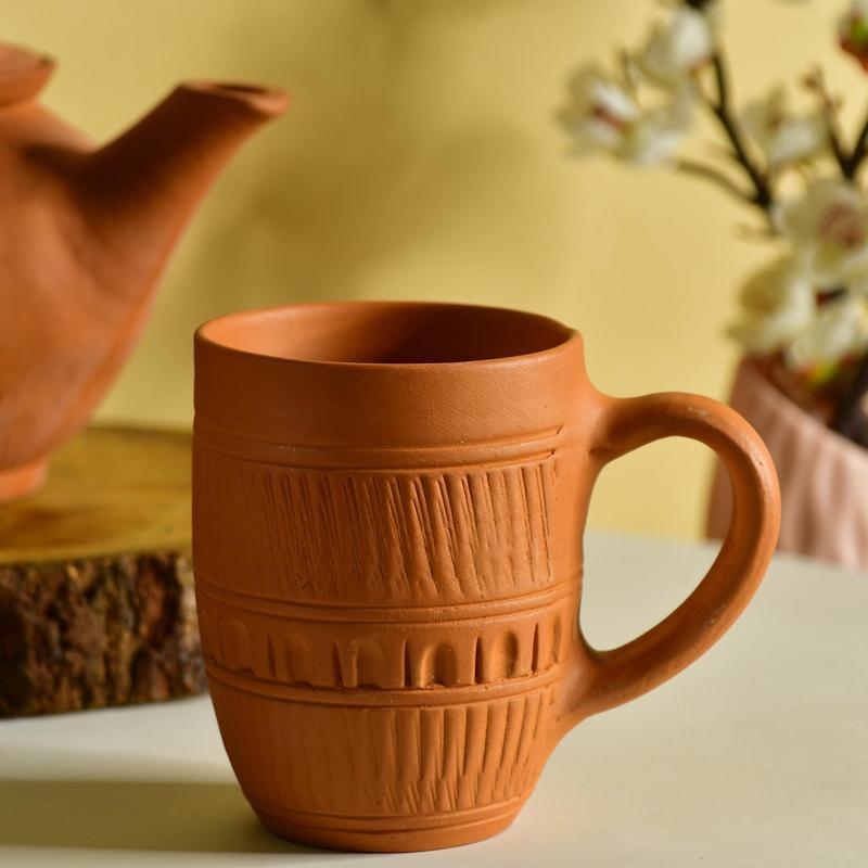 Sowpeace Premium Unglazed Terracotta Drink Mugs