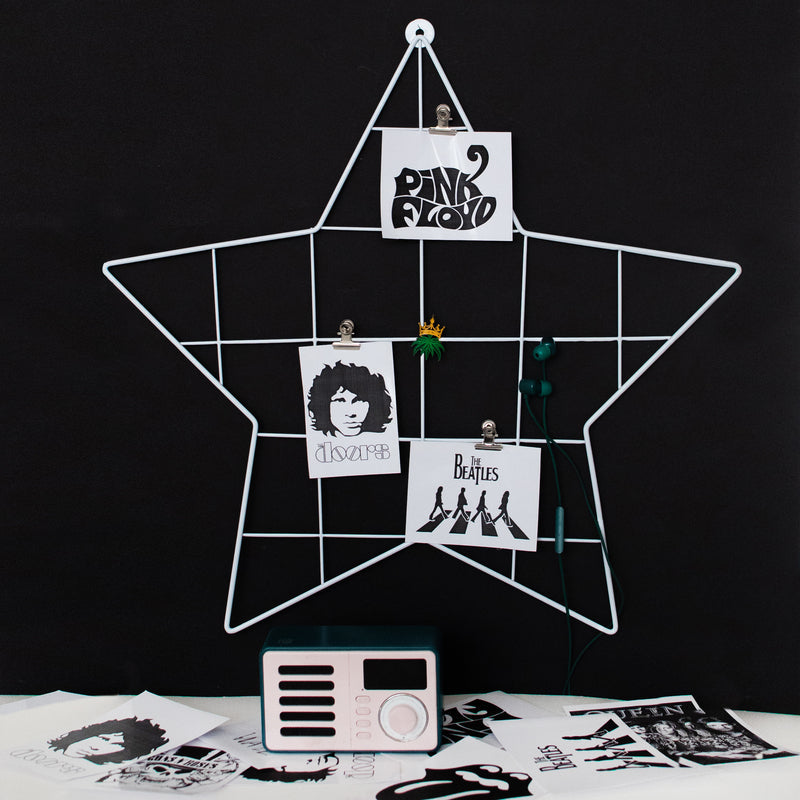 Star - Photo Holder Wall Grid