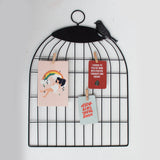 Bird Cage - Photo Holder Wall Grid Photo Holder Grid June Trading Black  