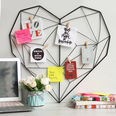 Heart - Photo Holder Wall Grid Photo Holder Grid June Trading   