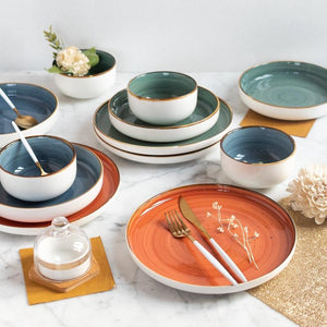 Gold Rimmed Dinner Plate Dinner Plates June Trading   