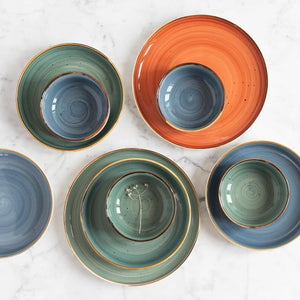 Gold Rimmed Dinner Plate Dinner Plates June Trading   