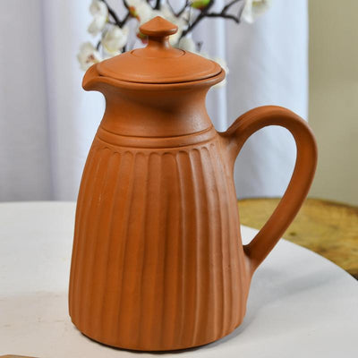 Sowpeace Premium Large Terracotta flat-base Jug