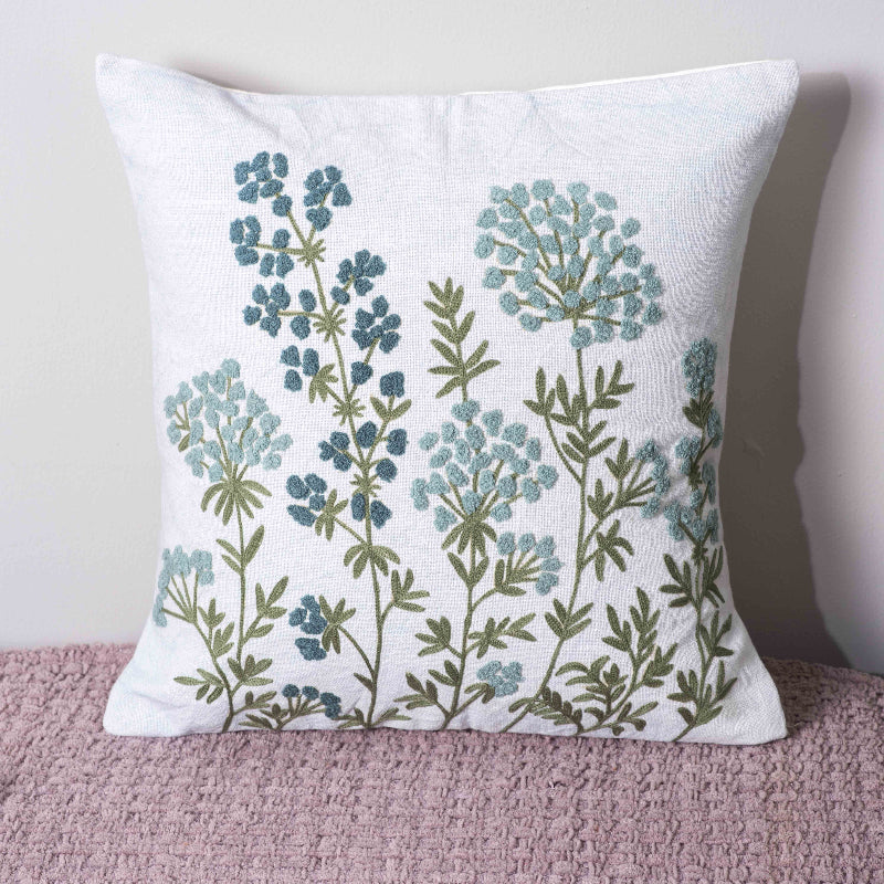 Sirevest Azure Bloom Pillow Cover