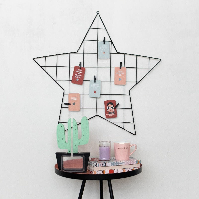 Star (Big) - Photo Holder Wall Grid