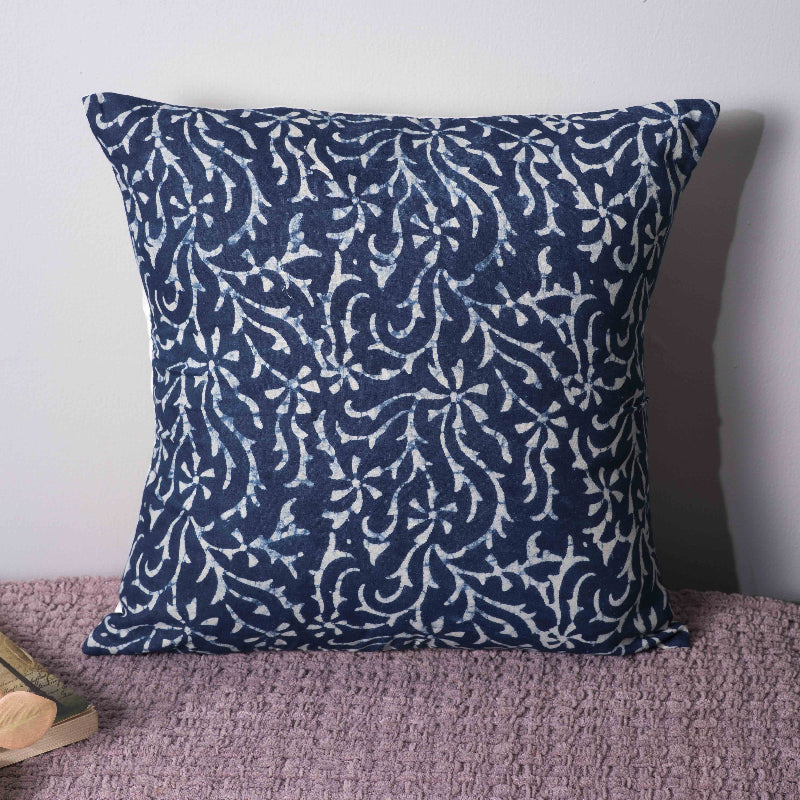 Sirevest Indigo Vine Pillow Cover