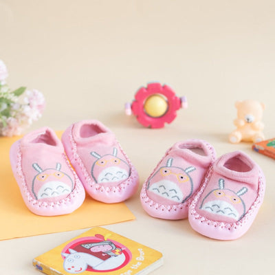 Rabbit - Baby Socks - Pink Baby Socks June Trading   