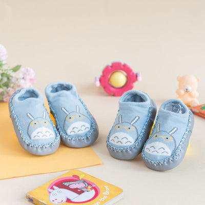 Rabbit - Baby Socks - Blue Baby Socks June Trading   