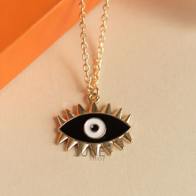 Beautiful Evil Eye Pendant - Necklace Necklace June Trading   