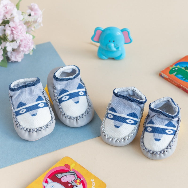 Sly Fox - Baby Socks - Grey Baby Socks June Trading   