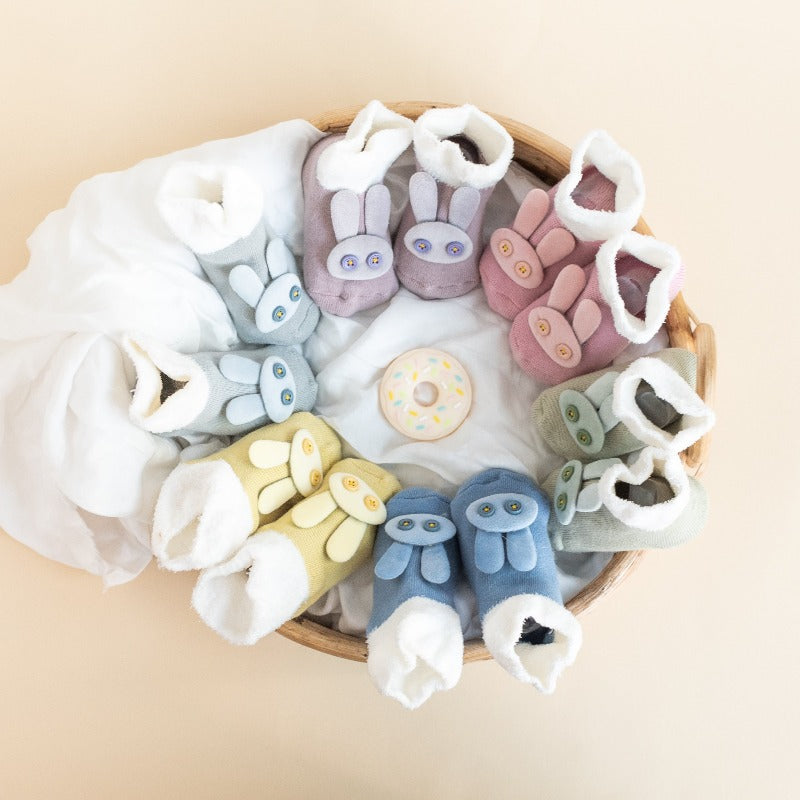 Bunny - Baby Socks - Purple Baby Socks June Trading   