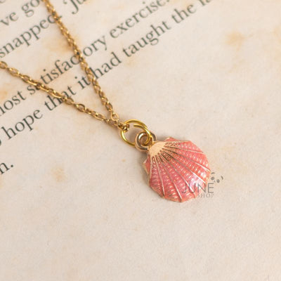 Coral Seashell  - Necklace Necklace June Trading   