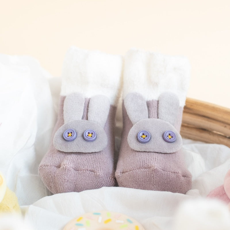 Bunny - Baby Socks - Purple