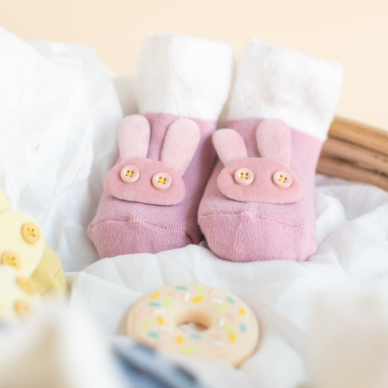 Bunny - Baby Socks - Pink Baby Socks June Trading   