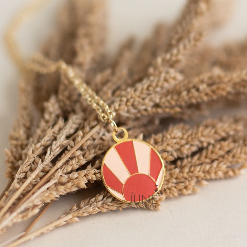 Soothing Sun Rays Pendant - Necklace Necklace June Trading   