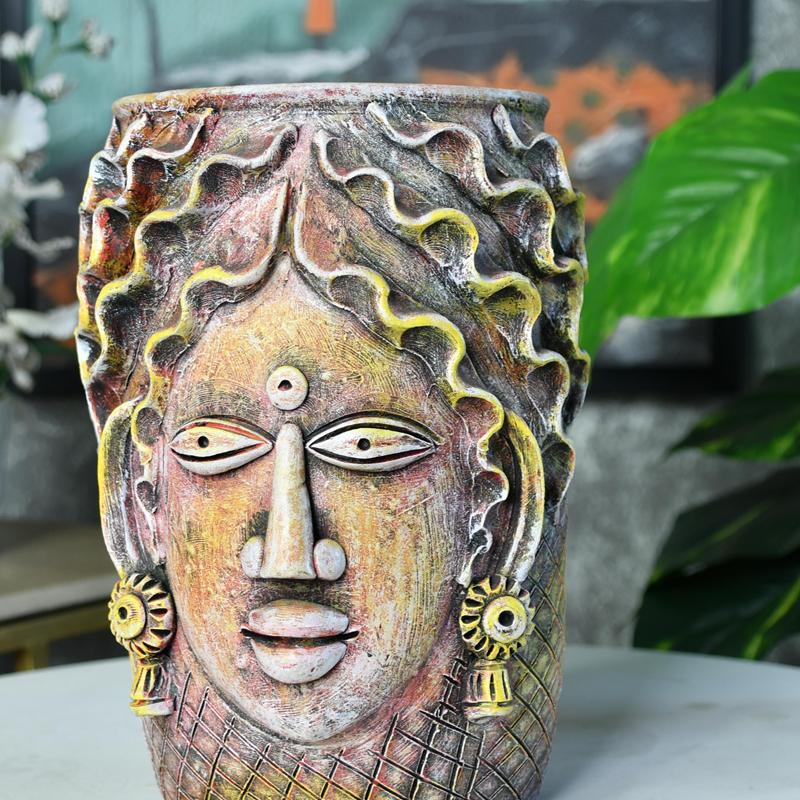 Terracotta Tribal Floral Muse