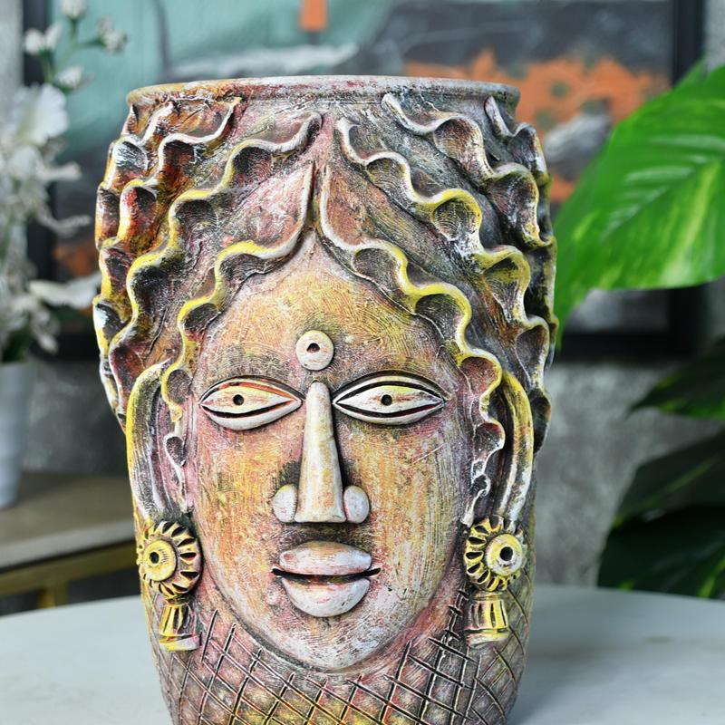 Terracotta Tribal Floral Muse