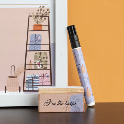 I'm The Boss - Re-writable Planner With Marker & Duster Re-writable Planners June Trading   
